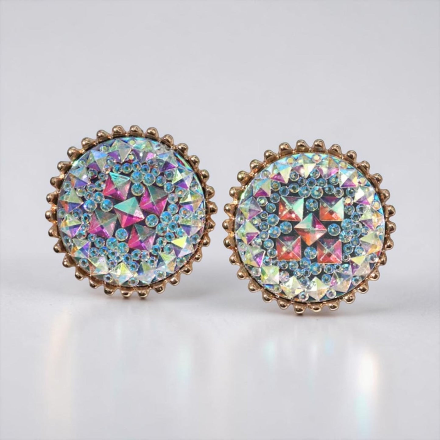 Bright Like A Diamond Earrings - Blue Tint
