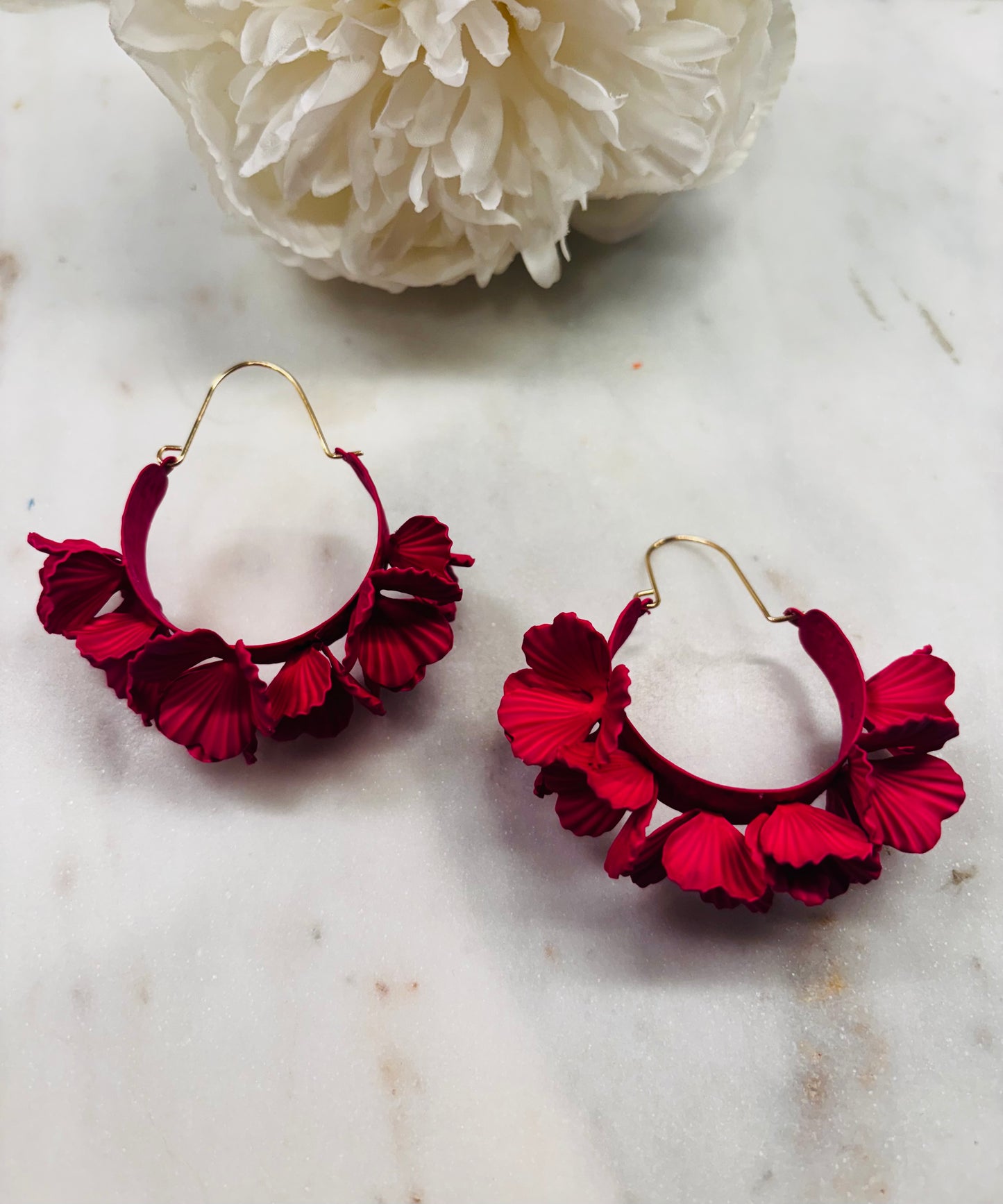 Spring Fling Earrings - Fuchsia