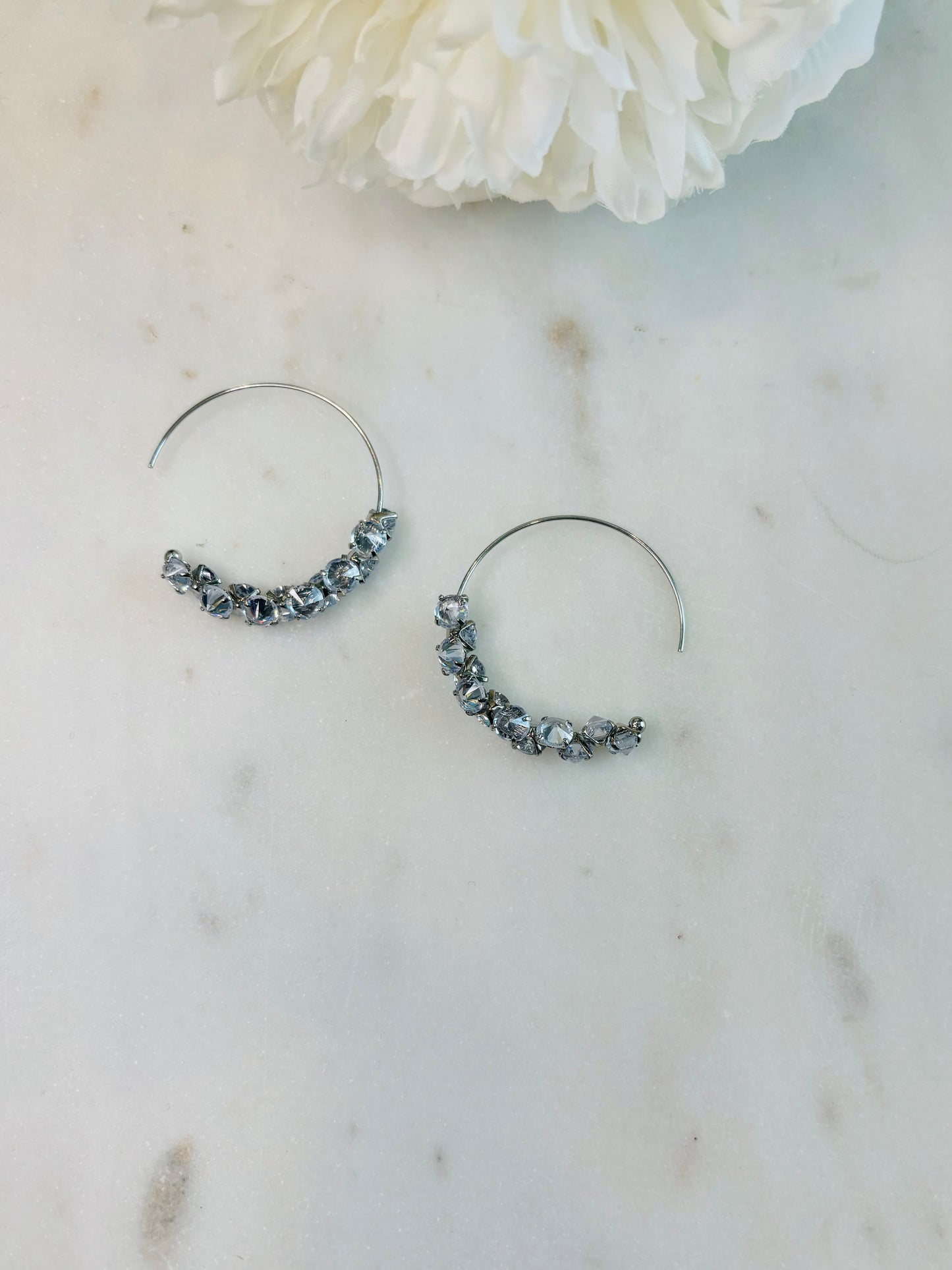 Half Bling Earrings