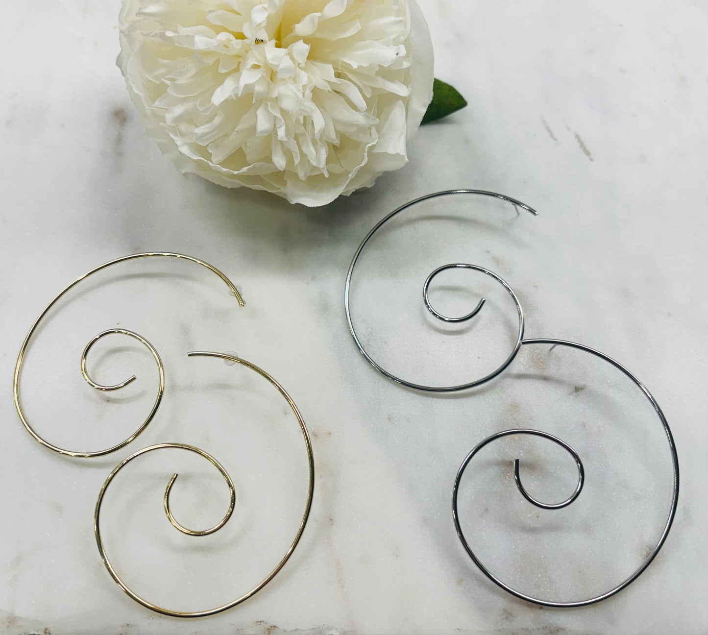 Almost There Earrings - Silver