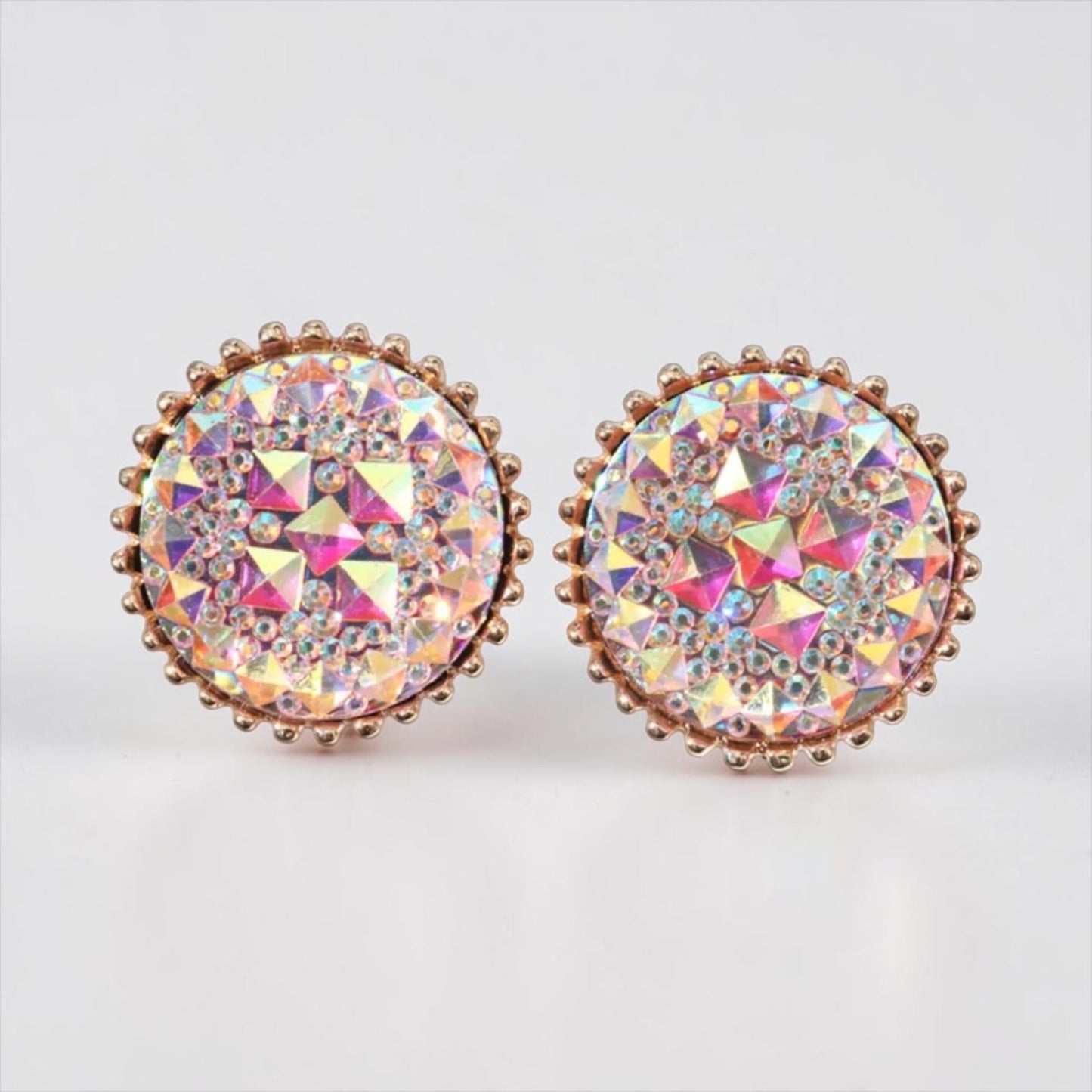 Bright Like A Diamond Earrings - White Bling