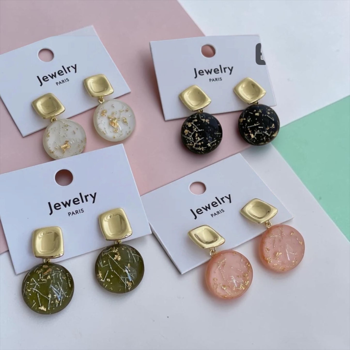 I'm Worth It Earrings - White