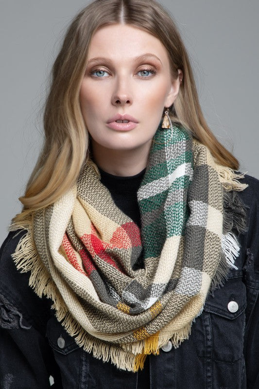 Cozy Up Infinity Scarf - Beige