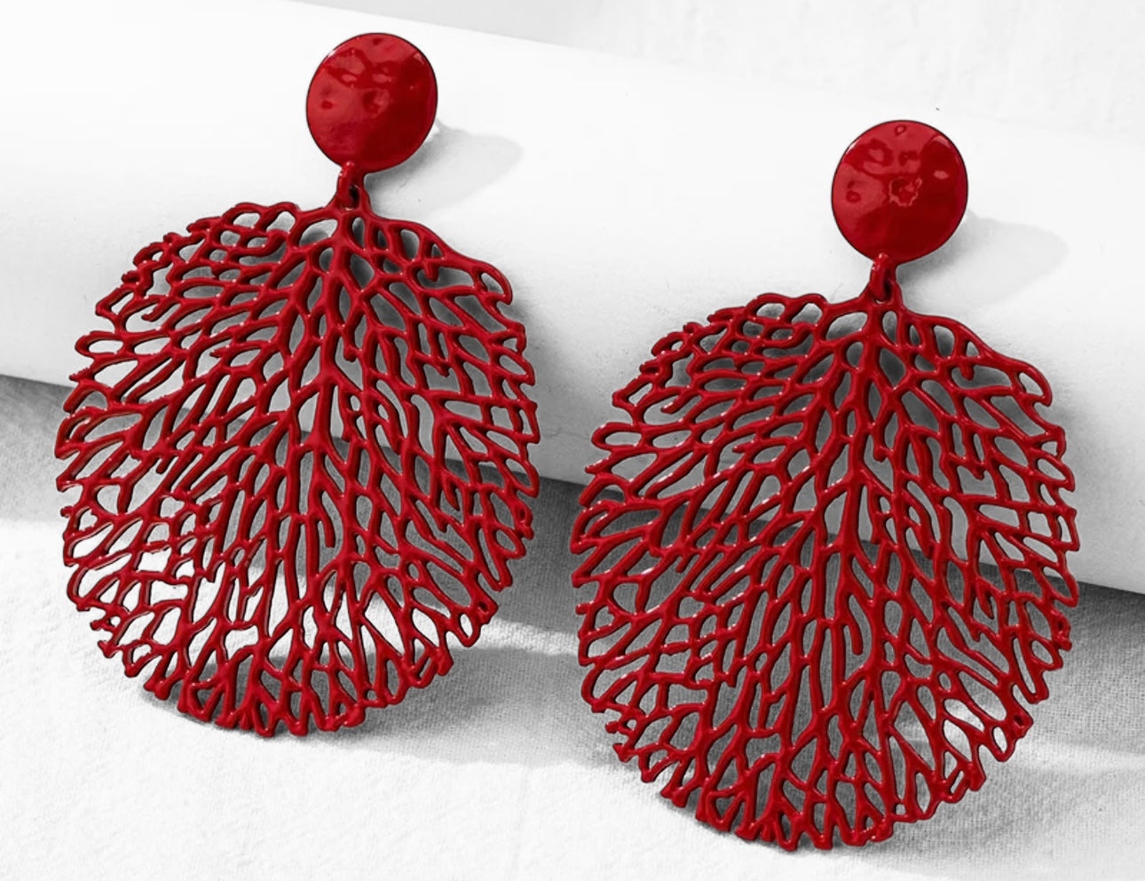 Ready Or Not Earrings - Red