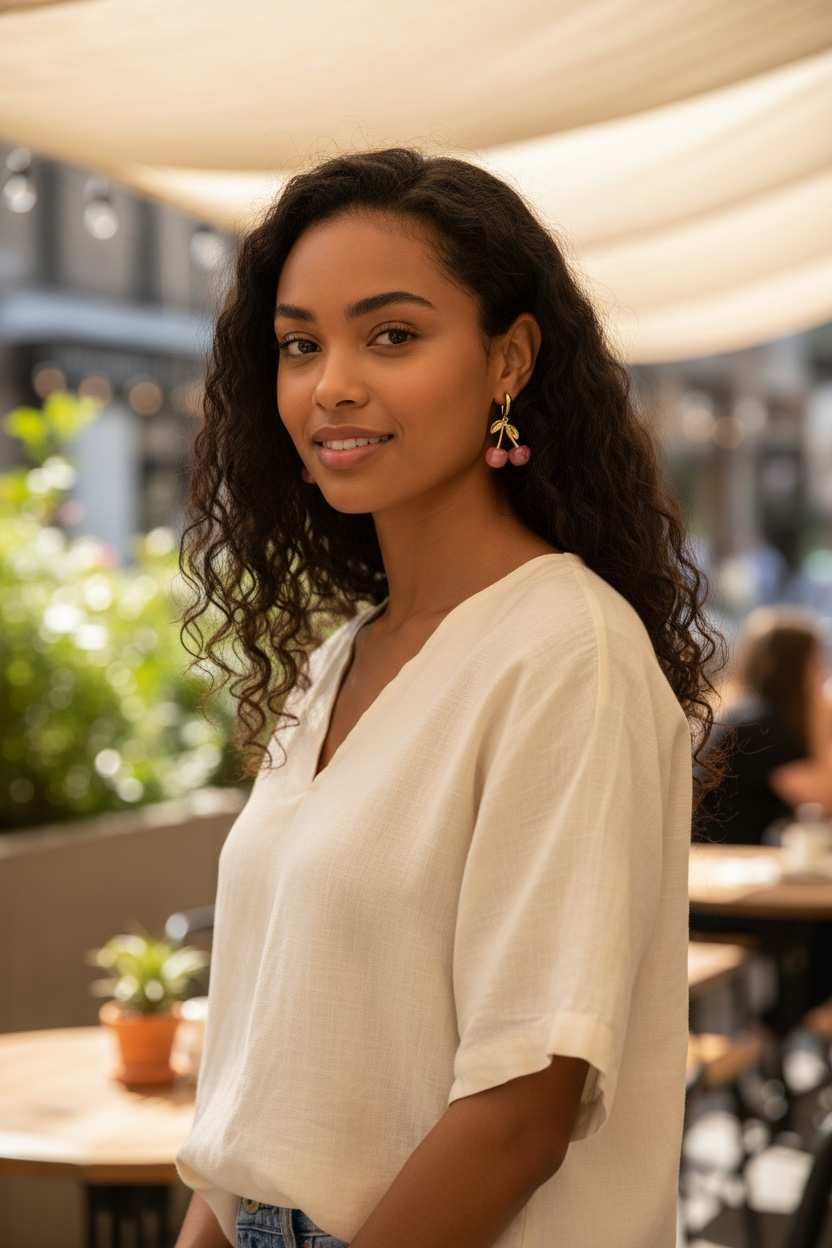 Cherries On Top Earrings - Pink