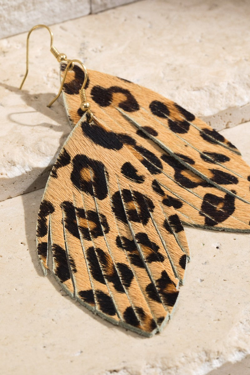 My Animal Life Earrings - Leopard