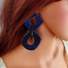 Never A Dull Moment Earrings - Blue