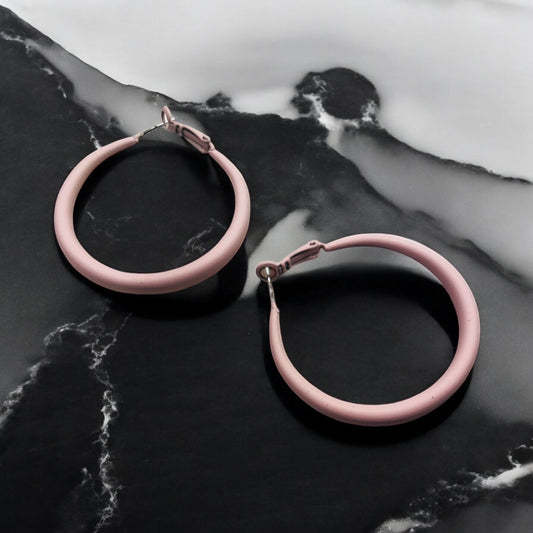 Perfect Pink Hoops
