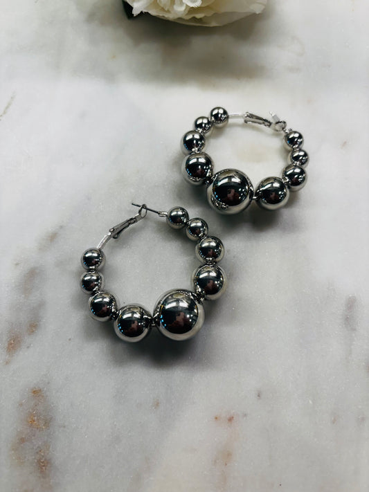 Ball Ready Hoops - Silver