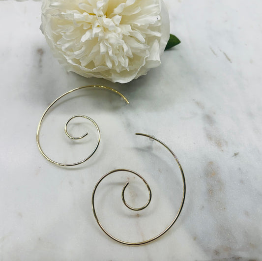 Almost There Earrings - Gold