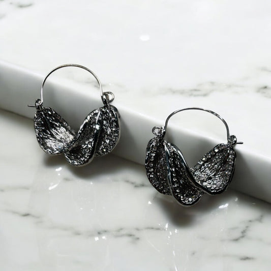 My Way Silver Bling Earrings