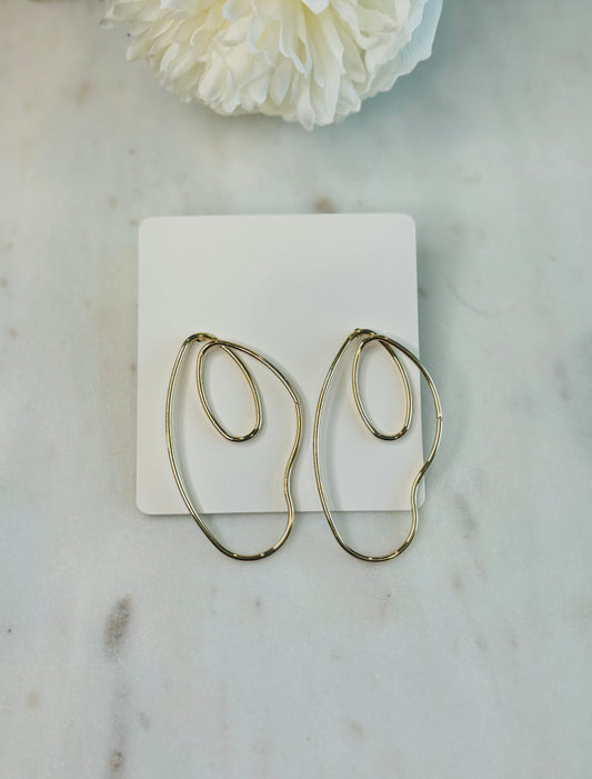 Deep In My Feelings Gold Earrings
