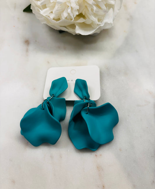 Piece By Piece Earrings - Turquoise