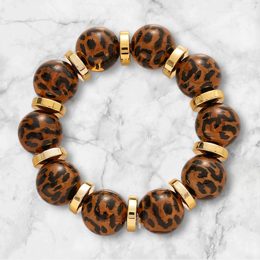 Born To Be Wild Bangle Bracelet Brown