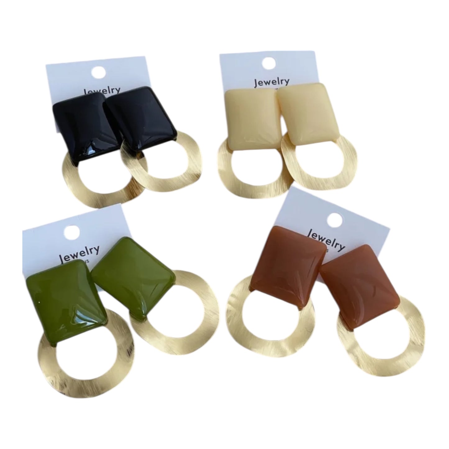 A Bold Force Earrings - Black