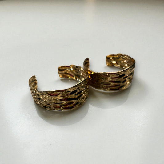 Larger Than Life Earrings - Gold