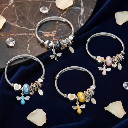 Bee Mine Bracelet - Blue
