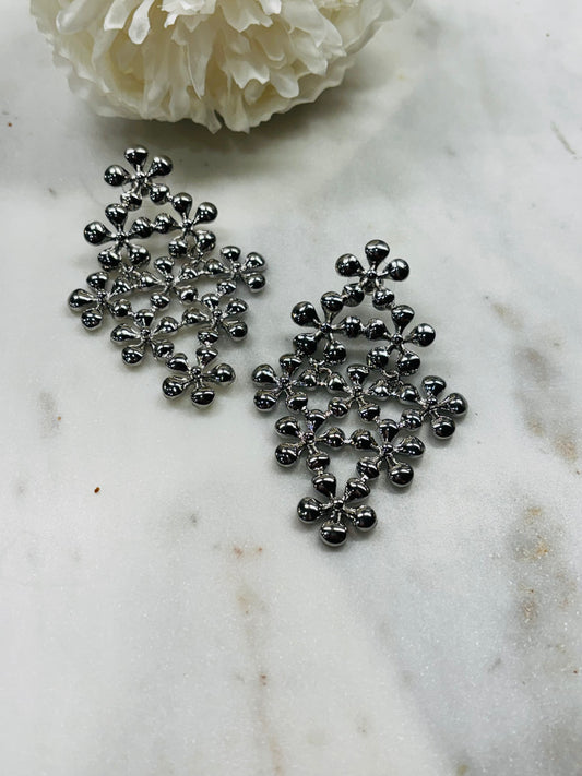 Blossom Season Earrings - Silver