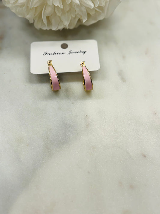 My Simple Life Earrings - Pink