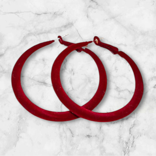 My Red Velvet Hoops