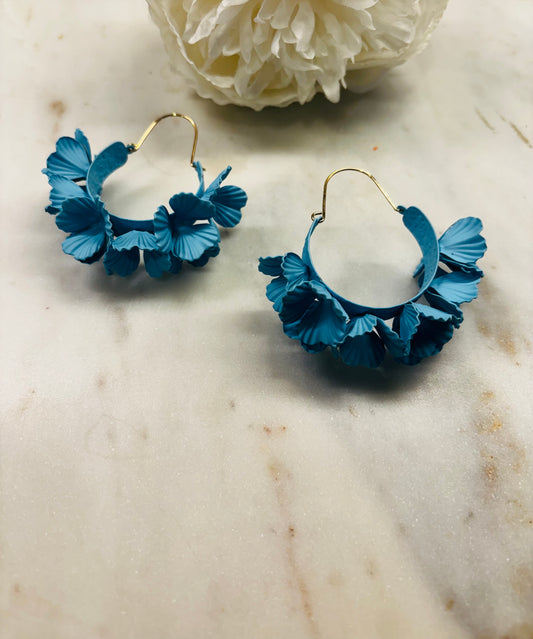 Spring Fling Earrings - Baby Blue