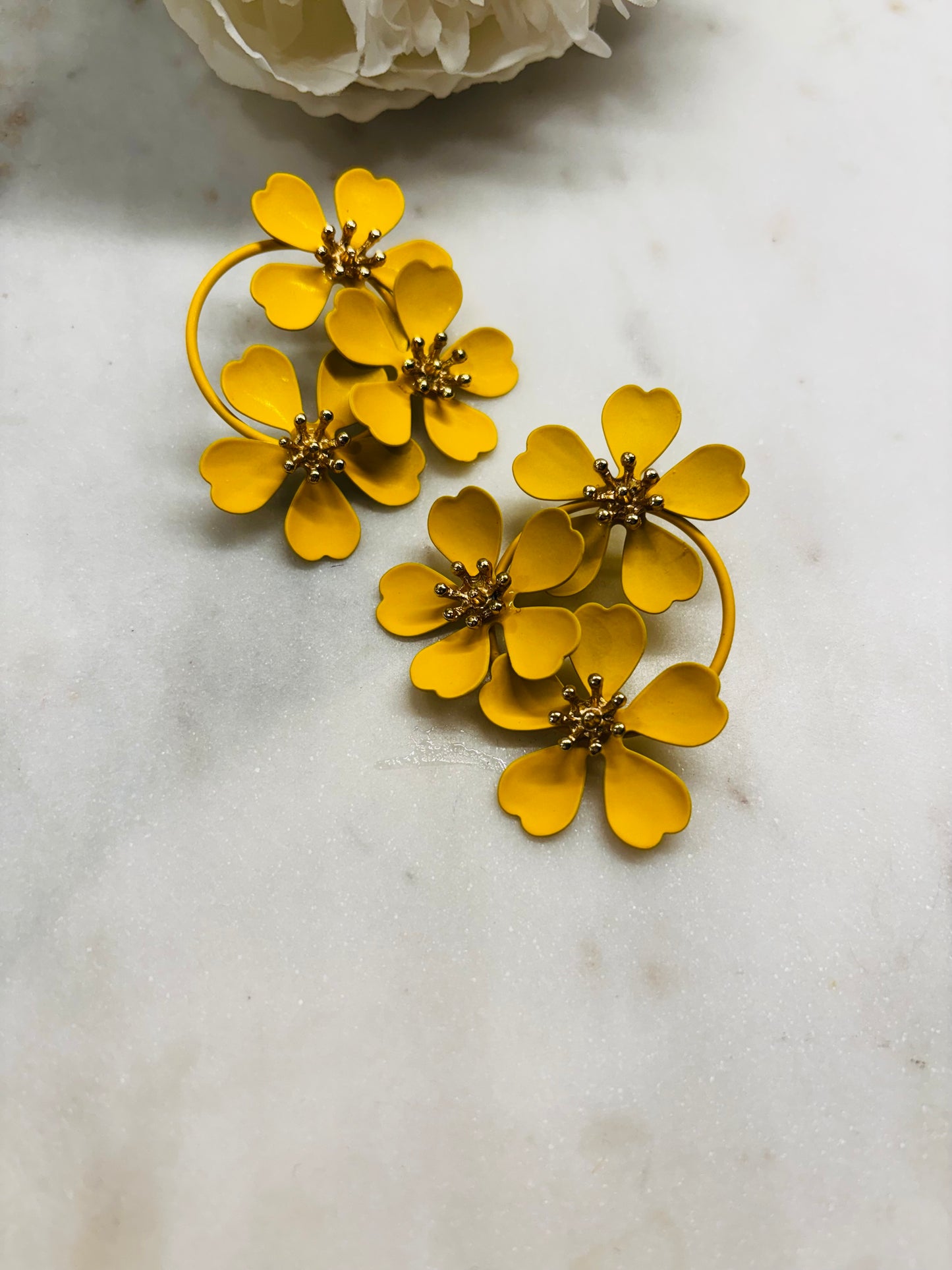 My Blooming Season Earrings - Yellow