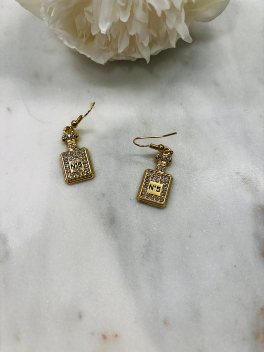 Number 5 Earrings