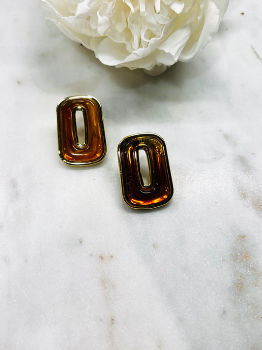 Everyday Essentials Earrings - Brown