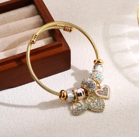 Bling Baby Bling Bracelets - White