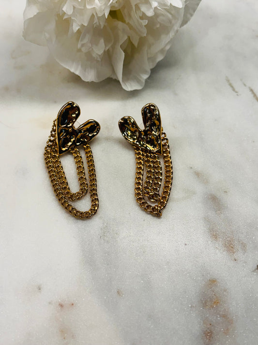 My Heartache Earrings - Gold