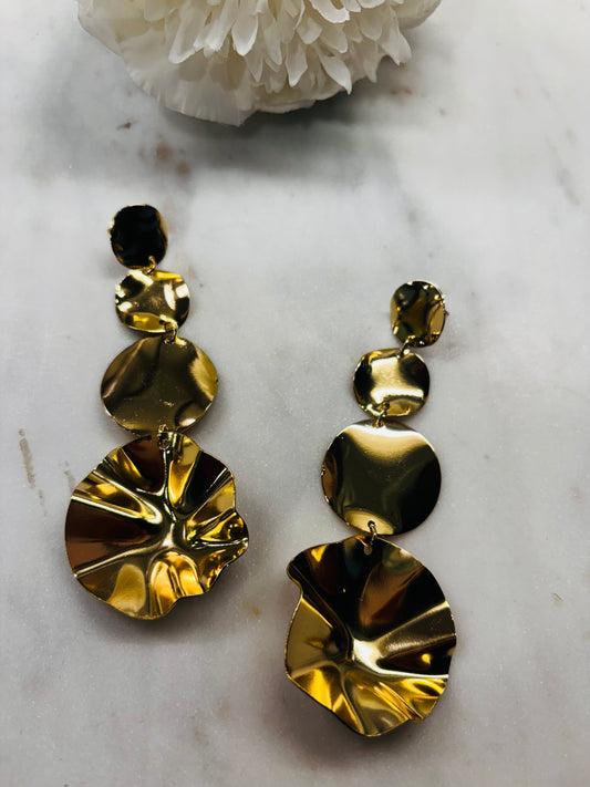 It's My Time - Gold Earrings