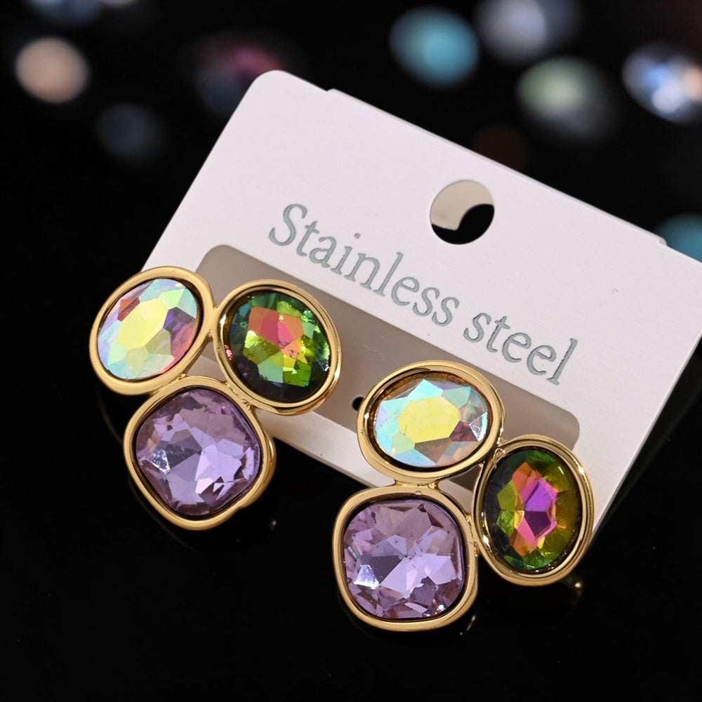 Shine On Me Multi-Color Earrings