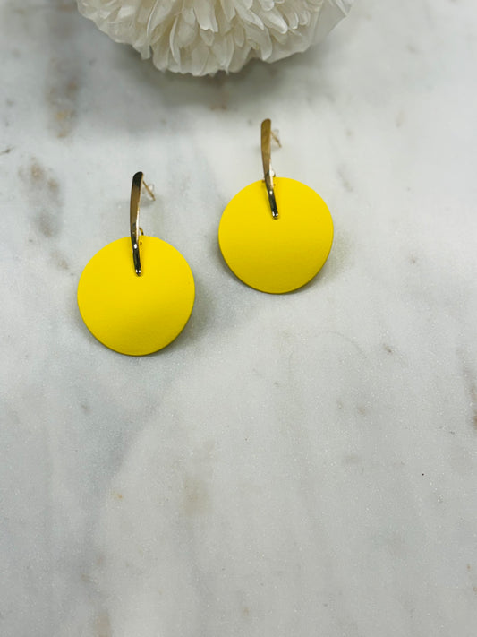 My Life Earrings - Yellow