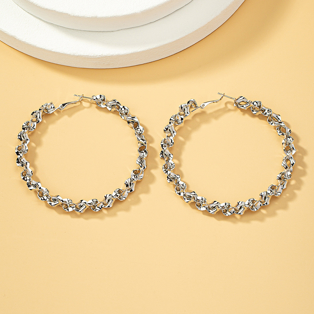 My Twisted Hoops - Silver