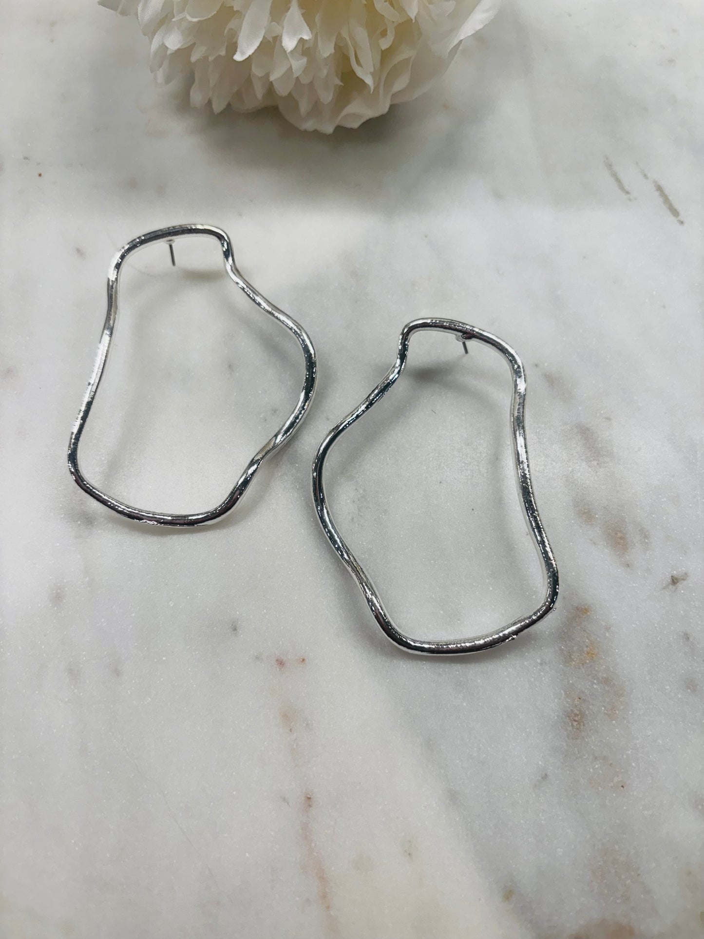 Undecided Silver Earrings