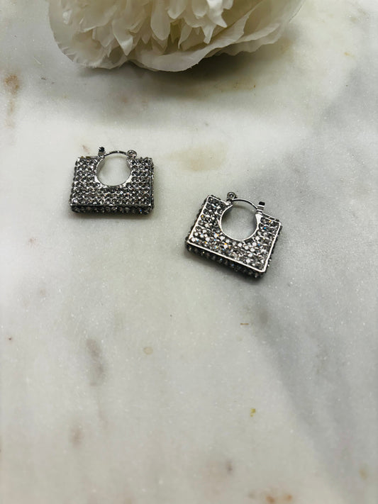 Bling Purse Earrings
