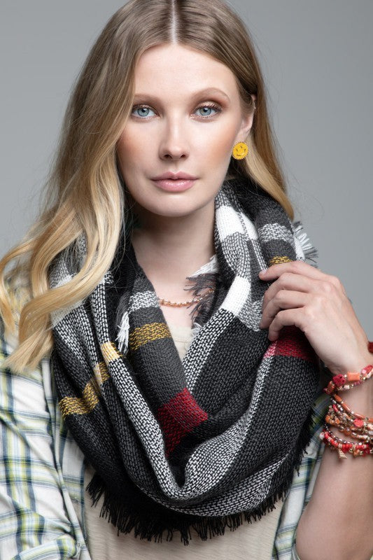 Cozy Up Infinity Scarf - Black