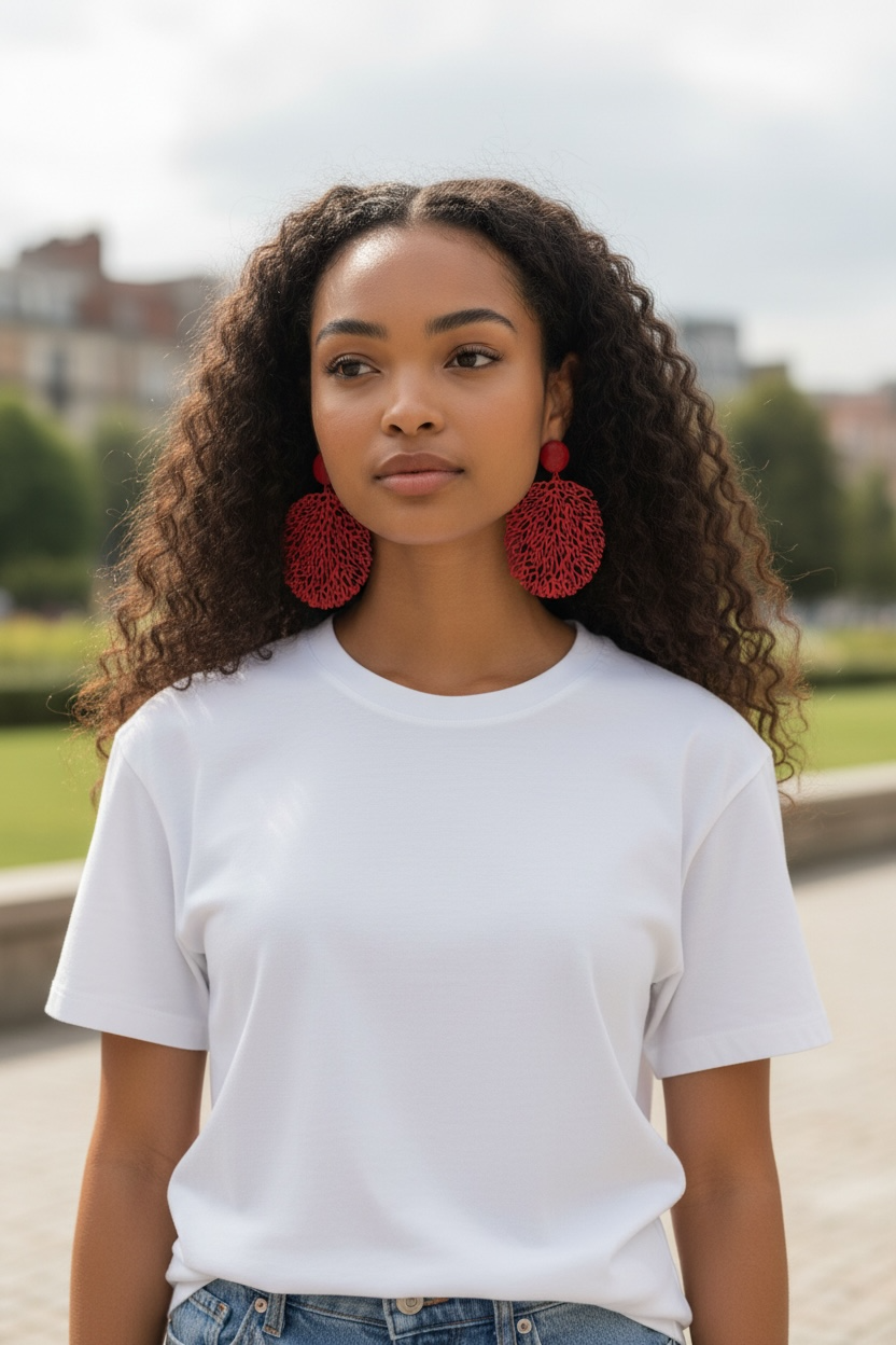Ready Or Not Earrings - Red