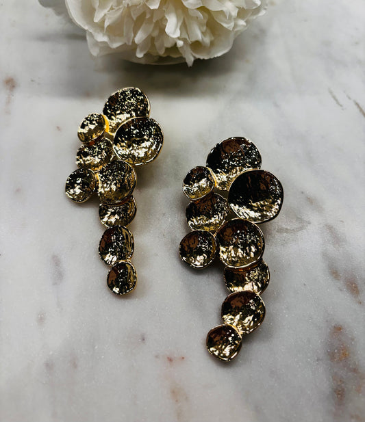 All Put Together Gold Earrings