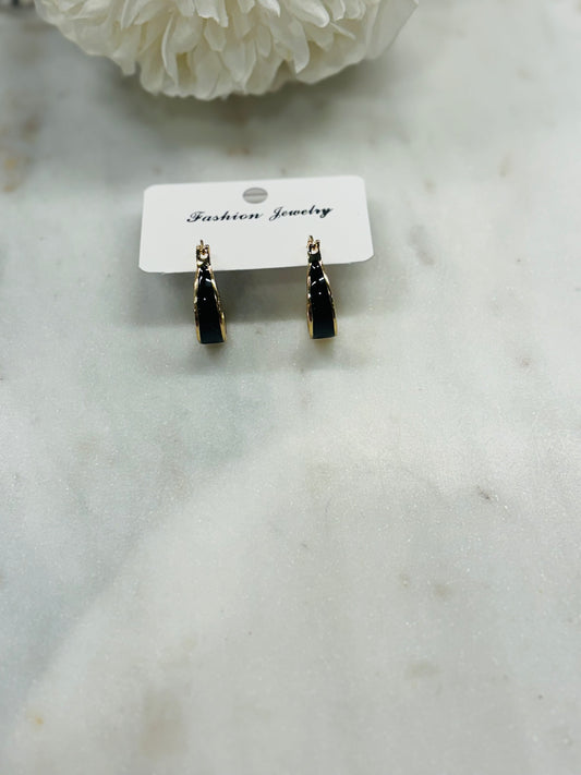 My Simple Life Earrings - Black
