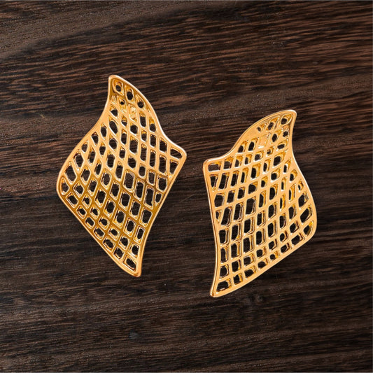 Here I Am Earrings - Gold