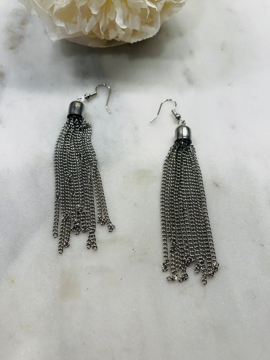 Tassle Love Earrings