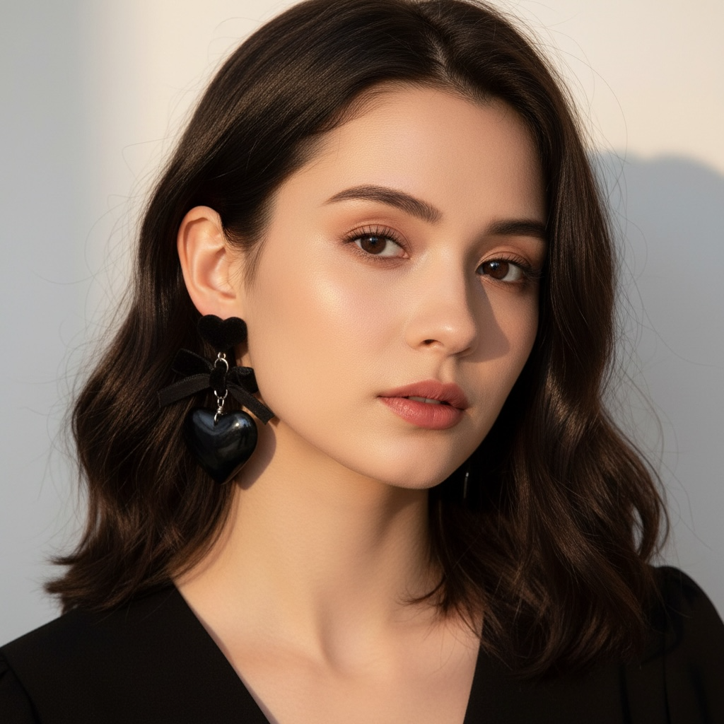 My Black Heart Earrings