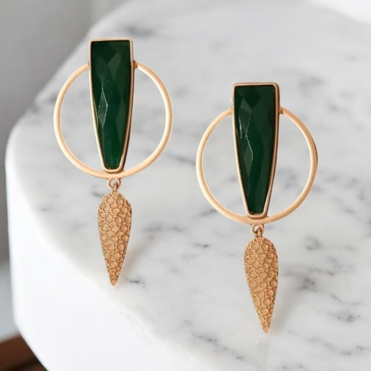 Green Golden Girls Earrings