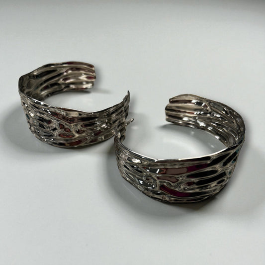 Larger Than Life Earrings - Silver