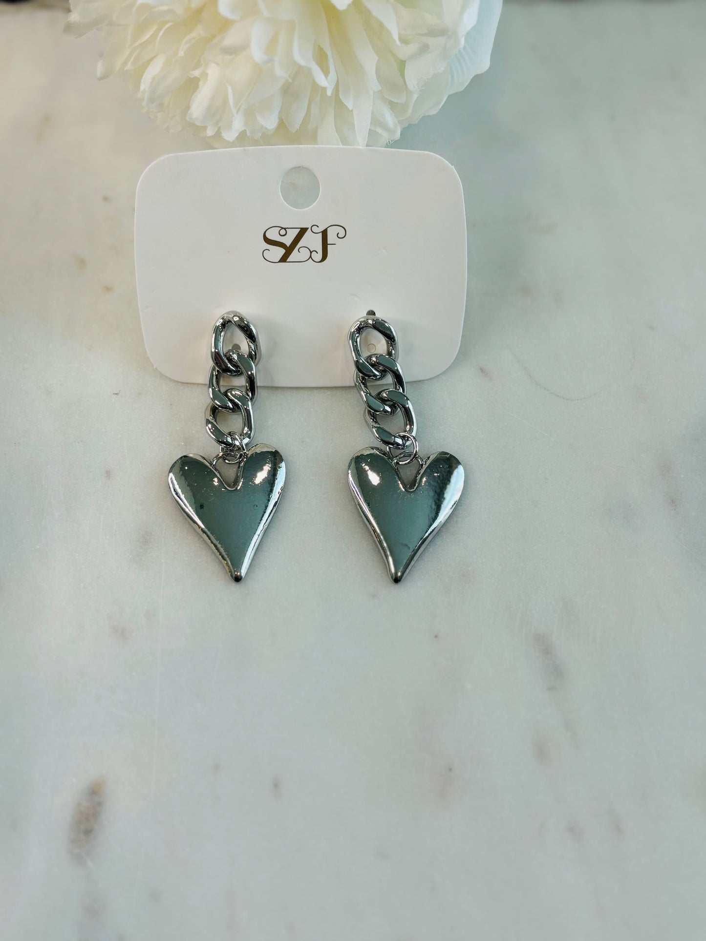 My Chained Heart Earrings