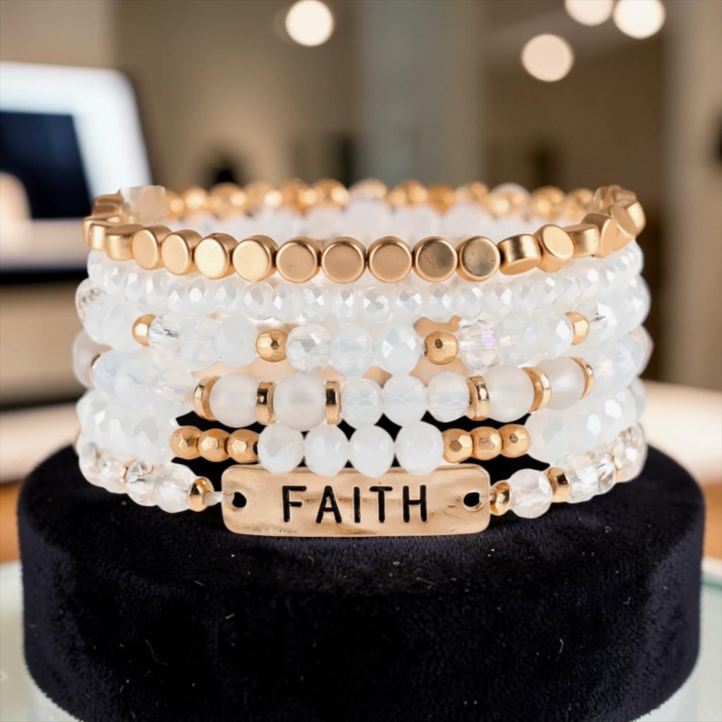 Faith Collection Bracelet - White
