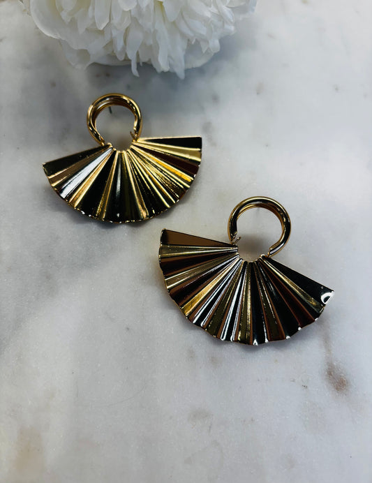 I'm Calm Earrings - Gold