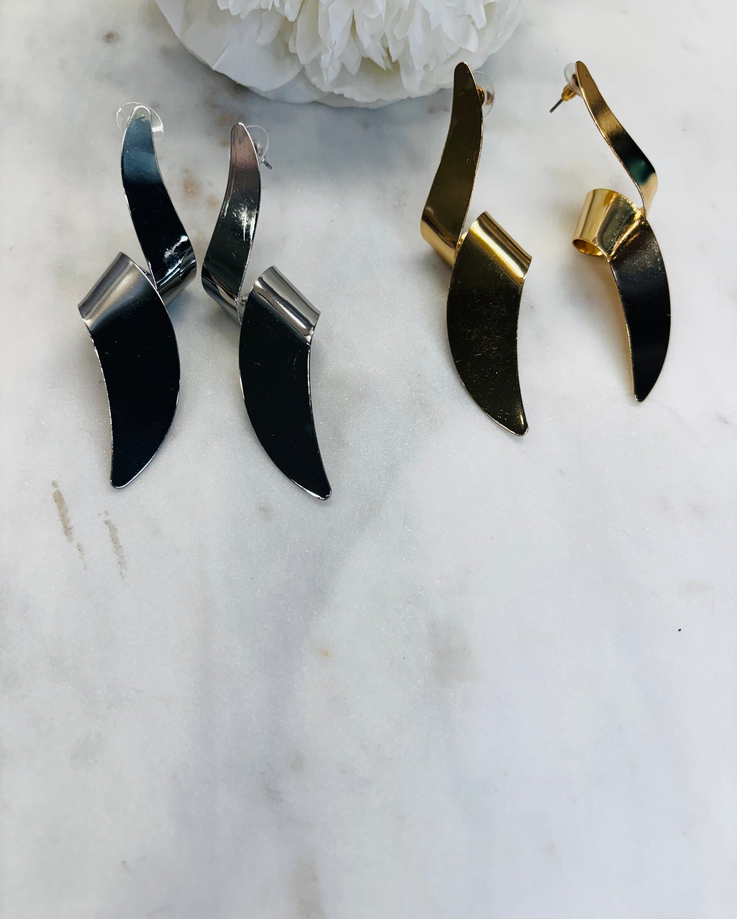 I'm Delighted Earrings - Gold