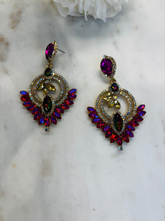 Forever My Lady Earrings Two - Pink